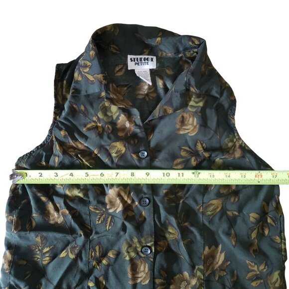 Vintage Studio 1 Womens Maxi Dress Y2K Neutral Floral Euro Summer Casual Boho - Picture 4 of 6